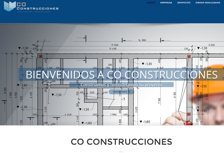 Diseño web Construcciones